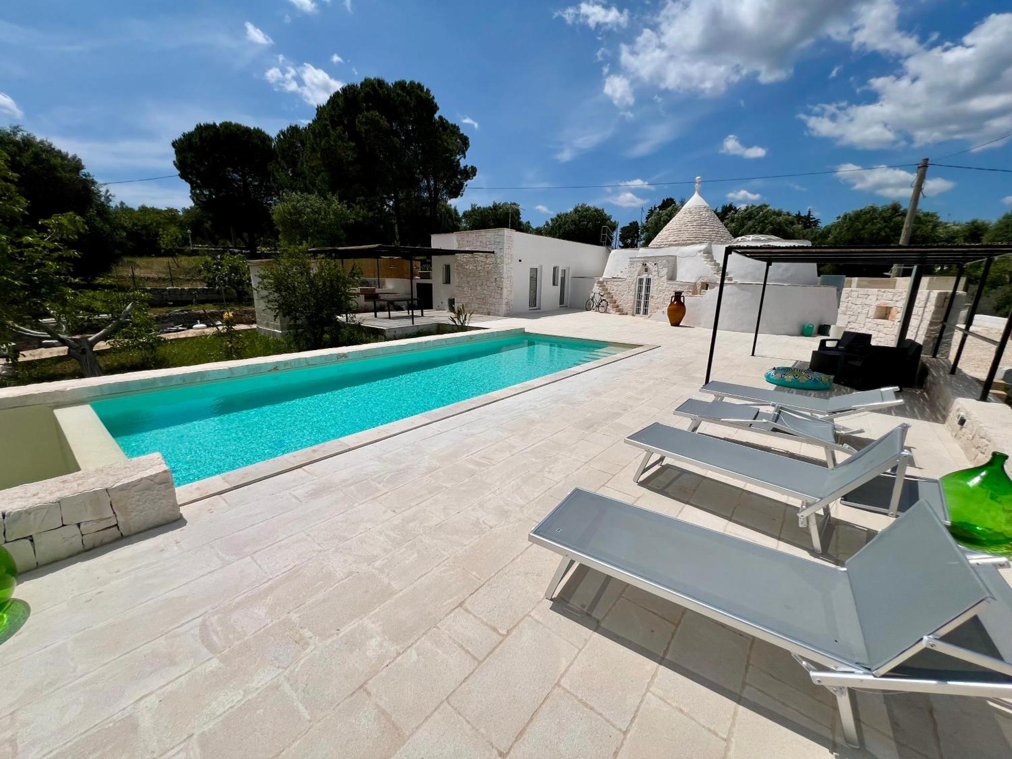 Rock'n'trullo 4 Bedroom Privatepool By Tripostuni Willa *